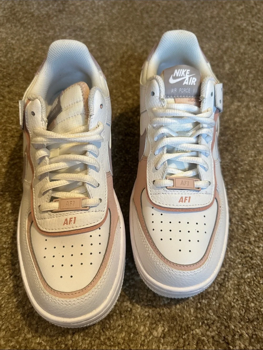 Nike Women's Sneakers - White & Light Pink